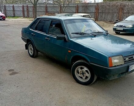 Зеленый ВАЗ 21099, объемом двигателя 1.5 л и пробегом 123 тыс. км за 1000 $, фото 3 на Automoto.ua