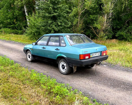 Зеленый ВАЗ 21099, объемом двигателя 1.5 л и пробегом 240 тыс. км за 1100 $, фото 2 на Automoto.ua