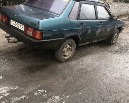 Зеленый ВАЗ 21099, объемом двигателя 0 л и пробегом 235 тыс. км за 1350 $, фото 1 на Automoto.ua