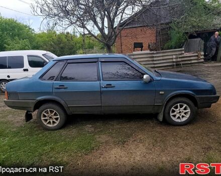 Зеленый ВАЗ 21099, объемом двигателя 1.5 л и пробегом 368 тыс. км за 1180 $, фото 1 на Automoto.ua