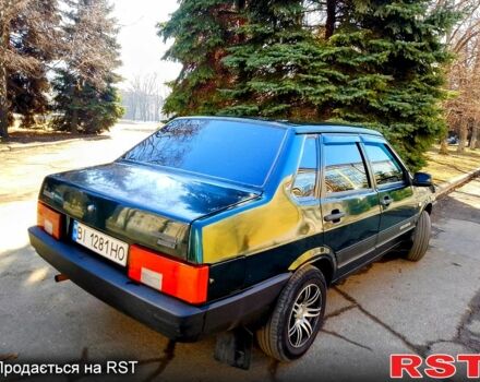 Зеленый ВАЗ 21099, объемом двигателя 1.5 л и пробегом 164 тыс. км за 1600 $, фото 4 на Automoto.ua