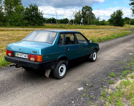 Зеленый ВАЗ 21099, объемом двигателя 1.5 л и пробегом 240 тыс. км за 1100 $, фото 3 на Automoto.ua