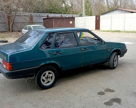 Зеленый ВАЗ 21099, объемом двигателя 1.5 л и пробегом 123 тыс. км за 1000 $, фото 4 на Automoto.ua