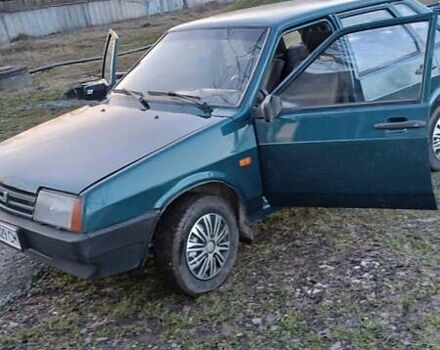 Зеленый ВАЗ 21099, объемом двигателя 1.5 л и пробегом 267 тыс. км за 1400 $, фото 4 на Automoto.ua