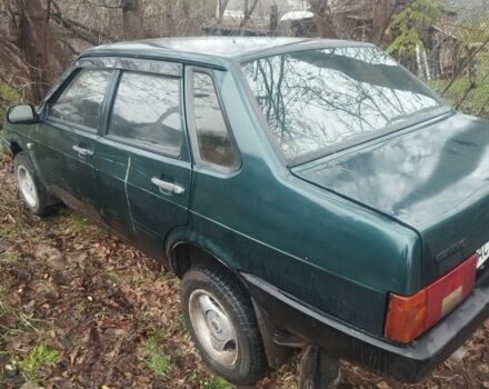 Зеленый ВАЗ 21099, объемом двигателя 1.5 л и пробегом 300 тыс. км за 750 $, фото 1 на Automoto.ua