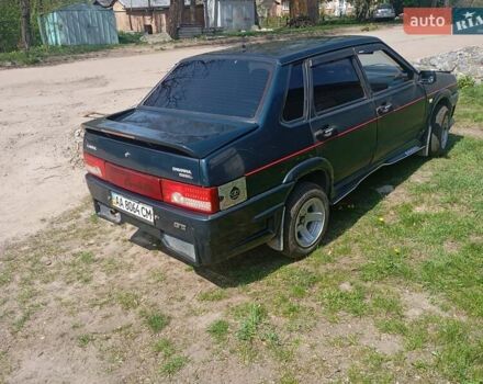 Зеленый ВАЗ 21099, объемом двигателя 1.5 л и пробегом 268 тыс. км за 1550 $, фото 13 на Automoto.ua