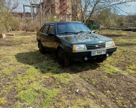 Зеленый ВАЗ 21099, объемом двигателя 1.5 л и пробегом 204 тыс. км за 1650 $, фото 3 на Automoto.ua