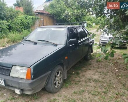 Зеленый ВАЗ 21099, объемом двигателя 1.5 л и пробегом 232 тыс. км за 1000 $, фото 2 на Automoto.ua