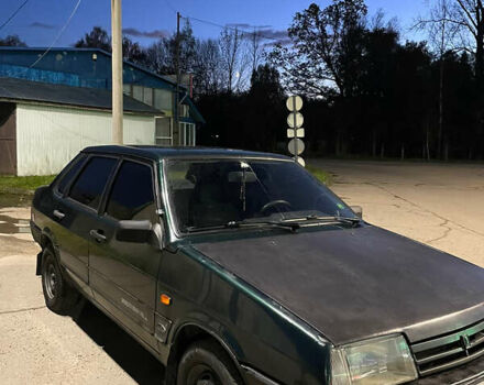 Зелений ВАЗ 21099, об'ємом двигуна 1.5 л та пробігом 180 тис. км за 1300 $, фото 1 на Automoto.ua