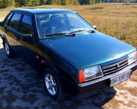 Зеленый ВАЗ 21099, объемом двигателя 1.5 л и пробегом 180 тыс. км за 1500 $, фото 1 на Automoto.ua