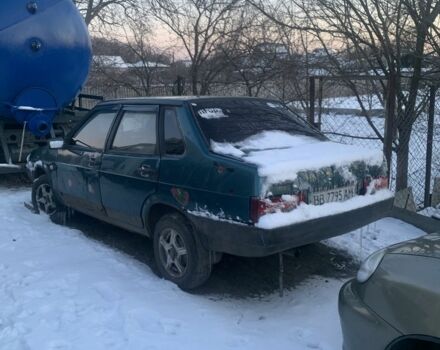 Зеленый ВАЗ 21099, объемом двигателя 1.3 л и пробегом 777 тыс. км за 800 $, фото 2 на Automoto.ua