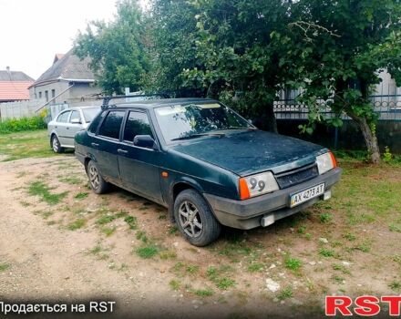 Зеленый ВАЗ 21099, объемом двигателя 1.5 л и пробегом 232 тыс. км за 1000 $, фото 1 на Automoto.ua