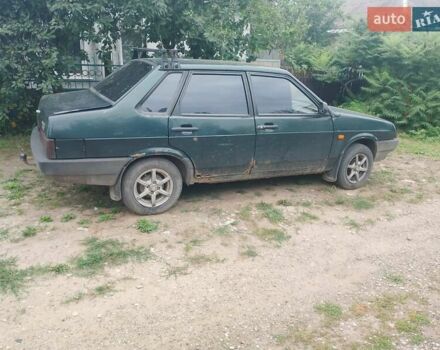 Зеленый ВАЗ 21099, объемом двигателя 1.5 л и пробегом 232 тыс. км за 1000 $, фото 4 на Automoto.ua