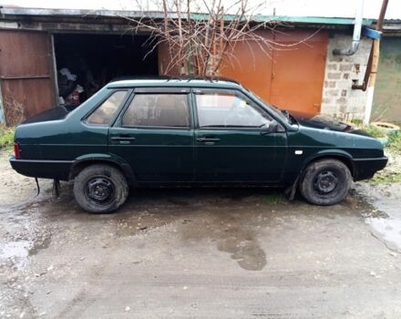 Зеленый ВАЗ 21099, объемом двигателя 1.5 л и пробегом 1 тыс. км за 1774 $, фото 2 на Automoto.ua