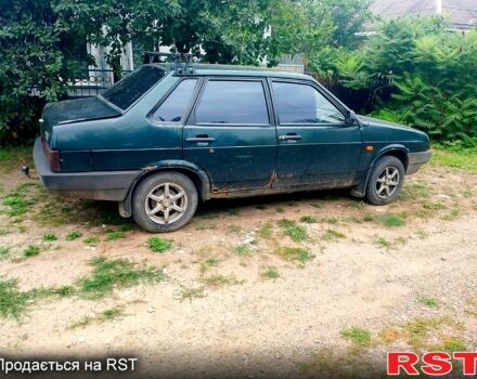 Зеленый ВАЗ 21099, объемом двигателя 1.5 л и пробегом 232 тыс. км за 1000 $, фото 3 на Automoto.ua