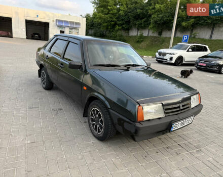 Зеленый ВАЗ 21099, объемом двигателя 1.5 л и пробегом 147 тыс. км за 1150 $, фото 4 на Automoto.ua