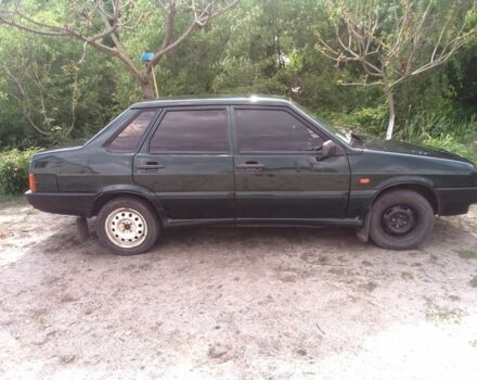 Зеленый ВАЗ 21099, объемом двигателя 1.5 л и пробегом 200 тыс. км за 1500 $, фото 5 на Automoto.ua