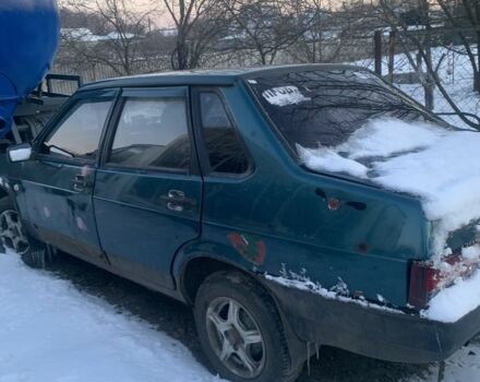 Зеленый ВАЗ 21099, объемом двигателя 1.3 л и пробегом 777 тыс. км за 800 $, фото 1 на Automoto.ua