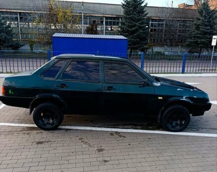 Зеленый ВАЗ 21099, объемом двигателя 1.6 л и пробегом 77 тыс. км за 1100 $, фото 4 на Automoto.ua