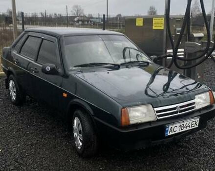 Зеленый ВАЗ 21099, объемом двигателя 1.5 л и пробегом 180 тыс. км за 1450 $, фото 1 на Automoto.ua