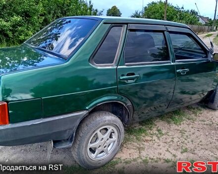 Зеленый ВАЗ 21099, объемом двигателя 1.5 л и пробегом 168 тыс. км за 1550 $, фото 9 на Automoto.ua