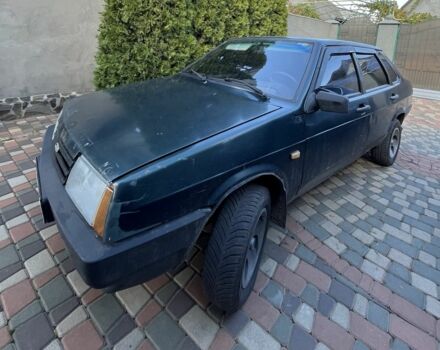 Зелений ВАЗ 21099, об'ємом двигуна 1.5 л та пробігом 235 тис. км за 1000 $, фото 1 на Automoto.ua