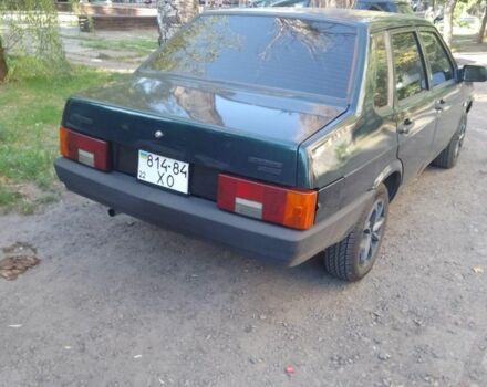 Зеленый ВАЗ 21099, объемом двигателя 1.5 л и пробегом 160 тыс. км за 1350 $, фото 5 на Automoto.ua