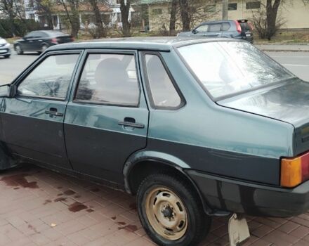Зеленый ВАЗ 21099, объемом двигателя 1.5 л и пробегом 355 тыс. км за 1500 $, фото 2 на Automoto.ua