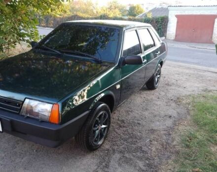 Зеленый ВАЗ 21099, объемом двигателя 1.5 л и пробегом 160 тыс. км за 1350 $, фото 6 на Automoto.ua