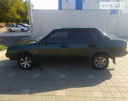Зеленый ВАЗ 21099, объемом двигателя 1.5 л и пробегом 163 тыс. км за 1300 $, фото 13 на Automoto.ua
