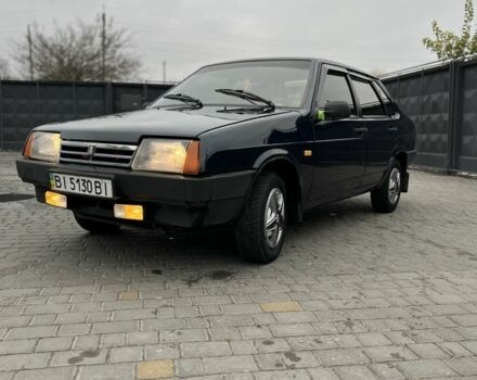 Зеленый ВАЗ 21099, объемом двигателя 1.6 л и пробегом 160 тыс. км за 1550 $, фото 1 на Automoto.ua