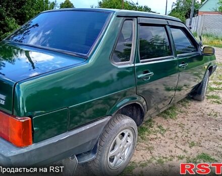 Зеленый ВАЗ 21099, объемом двигателя 1.5 л и пробегом 168 тыс. км за 1550 $, фото 1 на Automoto.ua