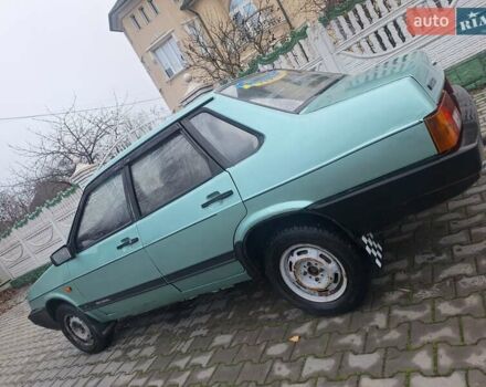 Зеленый ВАЗ 21099, объемом двигателя 1.5 л и пробегом 313 тыс. км за 850 $, фото 2 на Automoto.ua