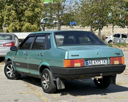 Зеленый ВАЗ 21099, объемом двигателя 1.5 л и пробегом 178 тыс. км за 1099 $, фото 1 на Automoto.ua
