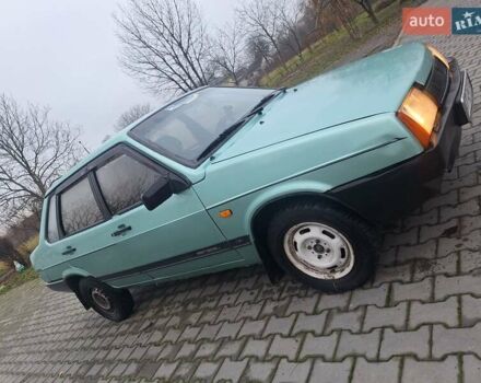 Зеленый ВАЗ 21099, объемом двигателя 1.5 л и пробегом 313 тыс. км за 850 $, фото 8 на Automoto.ua