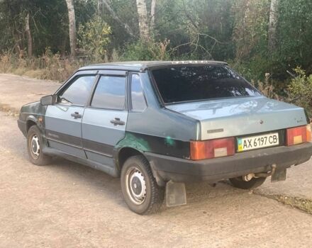 Зеленый ВАЗ 21099, объемом двигателя 1.5 л и пробегом 280 тыс. км за 900 $, фото 1 на Automoto.ua