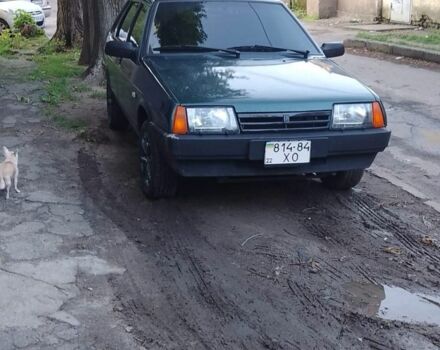 Зеленый ВАЗ 21099, объемом двигателя 1.5 л и пробегом 160 тыс. км за 1350 $, фото 3 на Automoto.ua