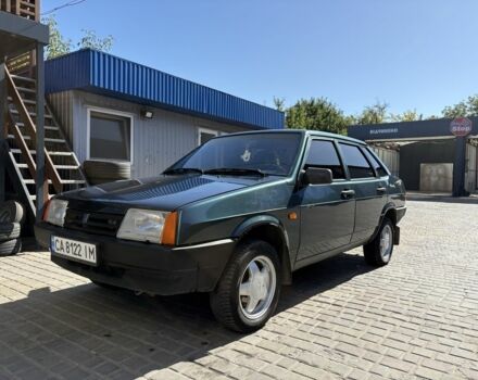 Зеленый ВАЗ 21099, объемом двигателя 1.5 л и пробегом 181 тыс. км за 2100 $, фото 1 на Automoto.ua