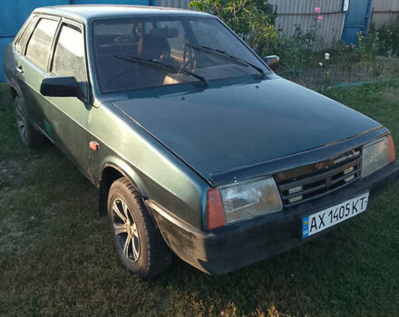 Зеленый ВАЗ 21099, объемом двигателя 1.6 л и пробегом 245 тыс. км за 1200 $, фото 5 на Automoto.ua