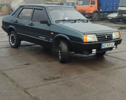 Зелений ВАЗ 21099, об'ємом двигуна 1.5 л та пробігом 62 тис. км за 1999 $, фото 3 на Automoto.ua