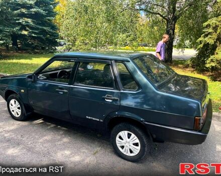 Зеленый ВАЗ 21099, объемом двигателя 1.5 л и пробегом 75 тыс. км за 1500 $, фото 1 на Automoto.ua