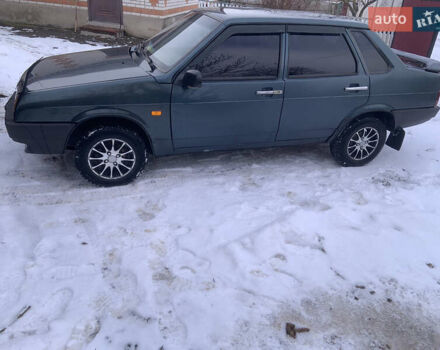 Зеленый ВАЗ 21099, объемом двигателя 1.5 л и пробегом 130 тыс. км за 1700 $, фото 8 на Automoto.ua
