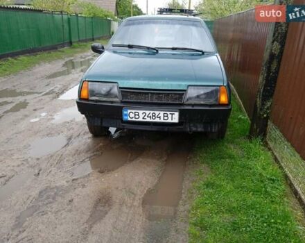 Зеленый ВАЗ 21099, объемом двигателя 1.5 л и пробегом 169 тыс. км за 1500 $, фото 3 на Automoto.ua