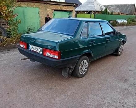 Зеленый ВАЗ 21099, объемом двигателя 1.5 л и пробегом 195 тыс. км за 2050 $, фото 10 на Automoto.ua