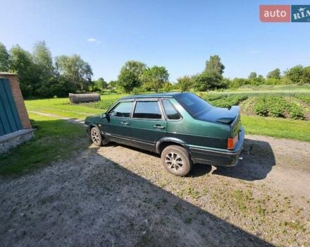 Зеленый ВАЗ 21099, объемом двигателя 1.5 л и пробегом 180 тыс. км за 1690 $, фото 1 на Automoto.ua