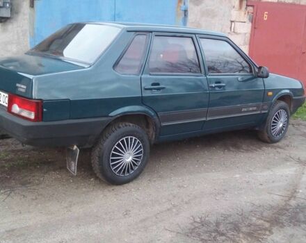 Зеленый ВАЗ 21099, объемом двигателя 1.5 л и пробегом 160 тыс. км за 1250 $, фото 9 на Automoto.ua