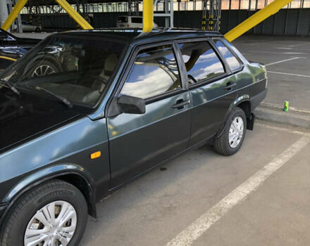 Зеленый ВАЗ 21099, объемом двигателя 1.6 л и пробегом 176 тыс. км за 2300 $, фото 13 на Automoto.ua