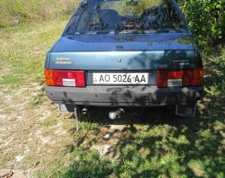Зеленый ВАЗ 21099, объемом двигателя 1.5 л и пробегом 107 тыс. км за 2000 $, фото 4 на Automoto.ua