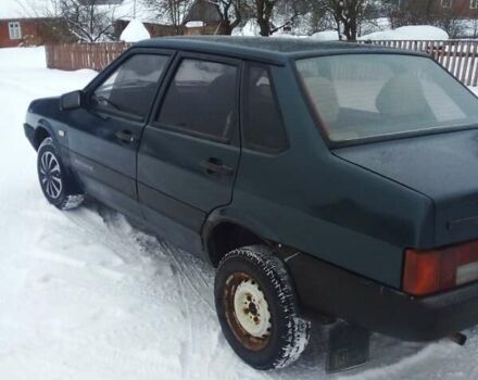 Зеленый ВАЗ 21099, объемом двигателя 1.5 л и пробегом 120 тыс. км за 2300 $, фото 1 на Automoto.ua