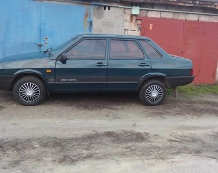 Зеленый ВАЗ 21099, объемом двигателя 1.5 л и пробегом 160 тыс. км за 1250 $, фото 2 на Automoto.ua